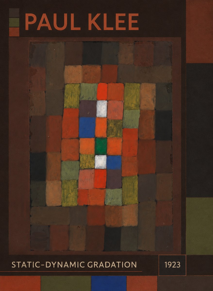 Paul Klee Static-dynamic Gradation No1 - Poszter