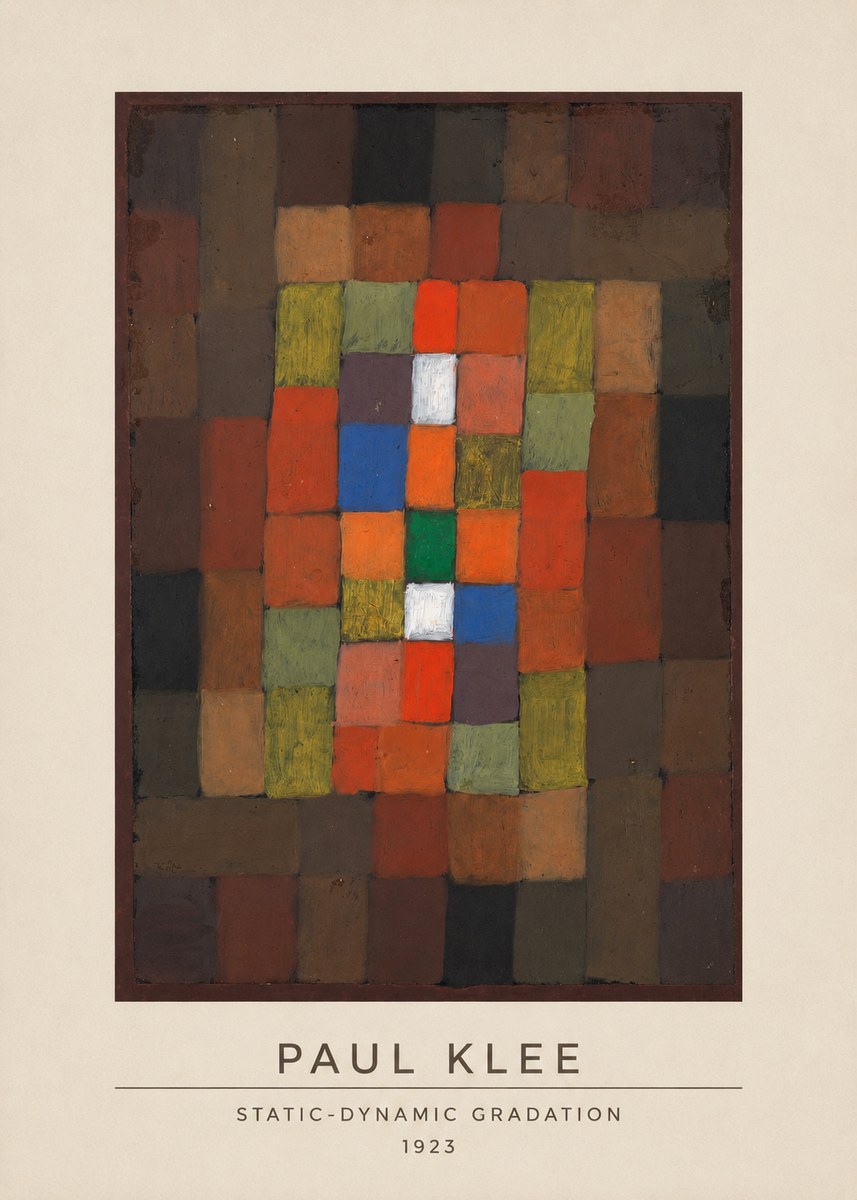 Paul Klee Static-dynamic Gradation No3 - Poszter