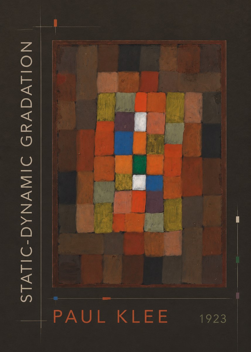 Paul Klee Static-dynamic Gradation No5 - Poszter