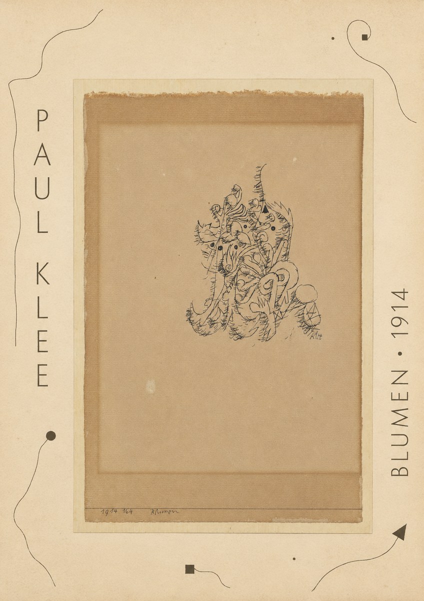 Paul Klee Blumen I No3 - Poszter
