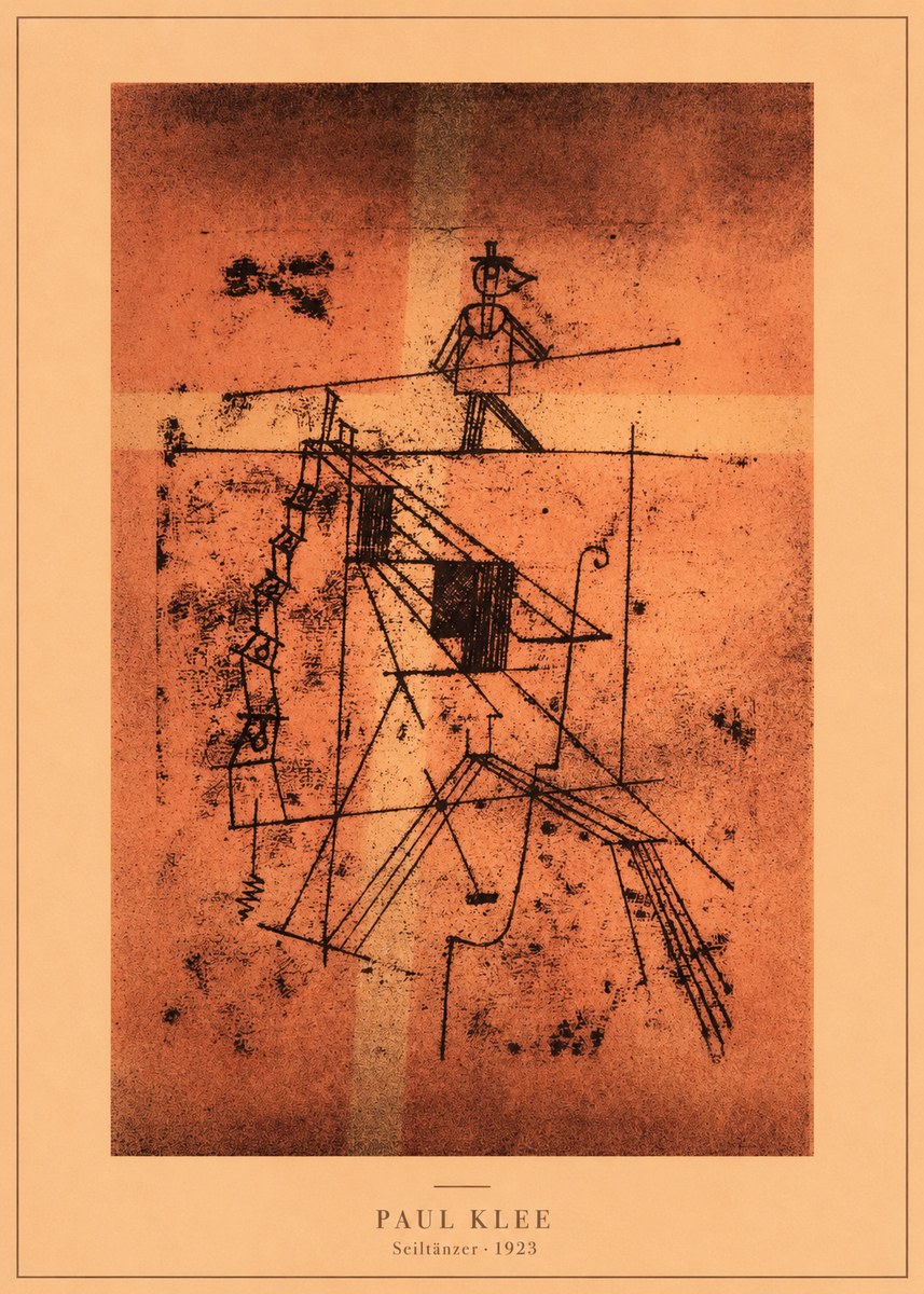 Paul Klee Seiltänzer I No3 - Poszter