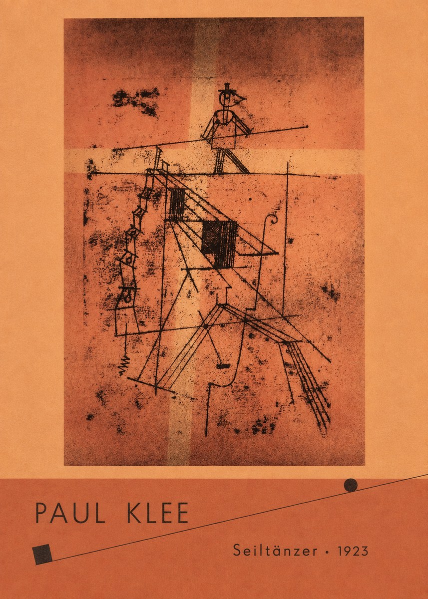 Paul Klee Seiltänzer I No4 - Poszter