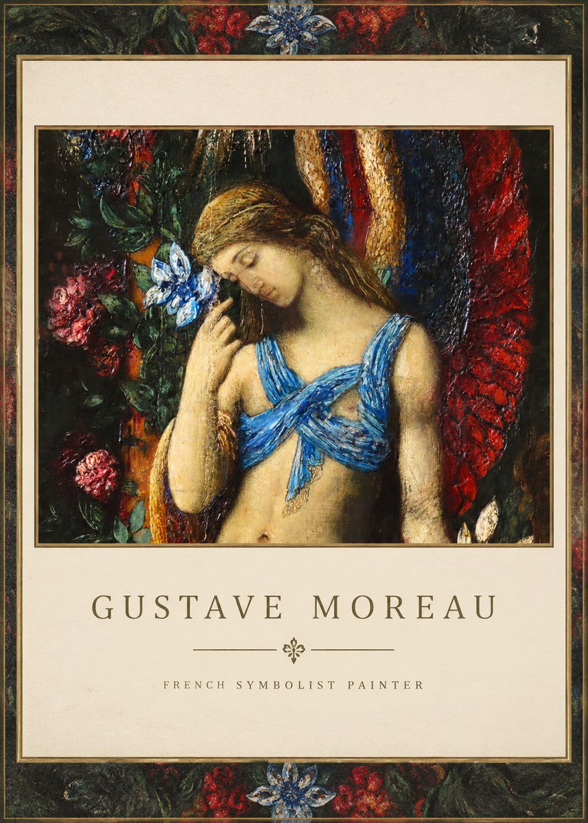 Gustave Moreau The Angel of Death No1 - Poszter
