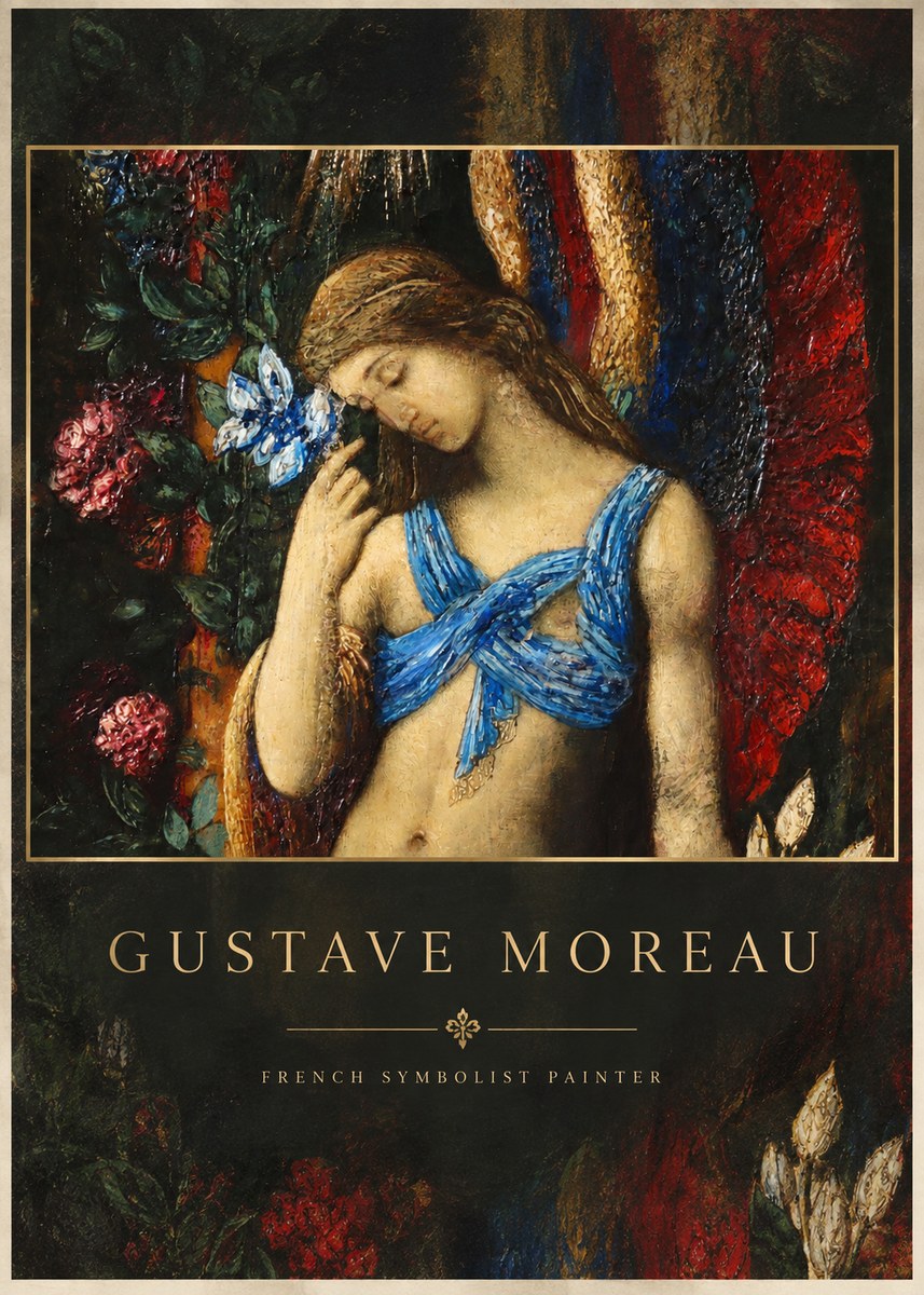 Gustave Moreau The Angel of Death No2 - Poszter