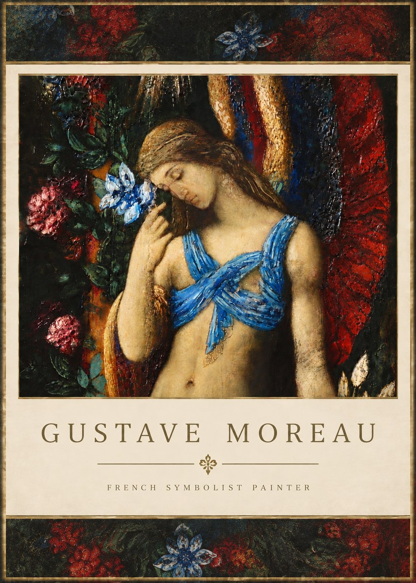 Gustave Moreau The Angel of Death No5 - Poszter