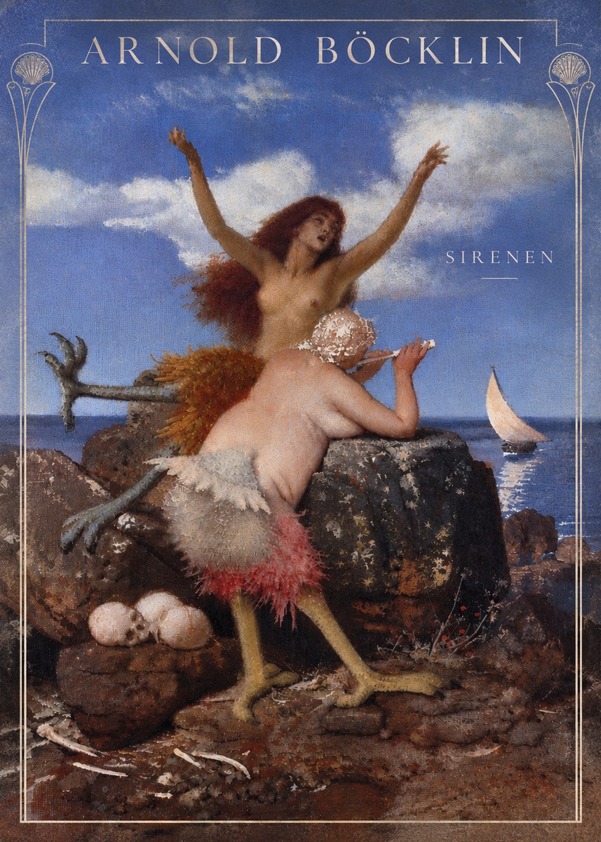 Arnold Böcklin Sirenen No6 - Poszter