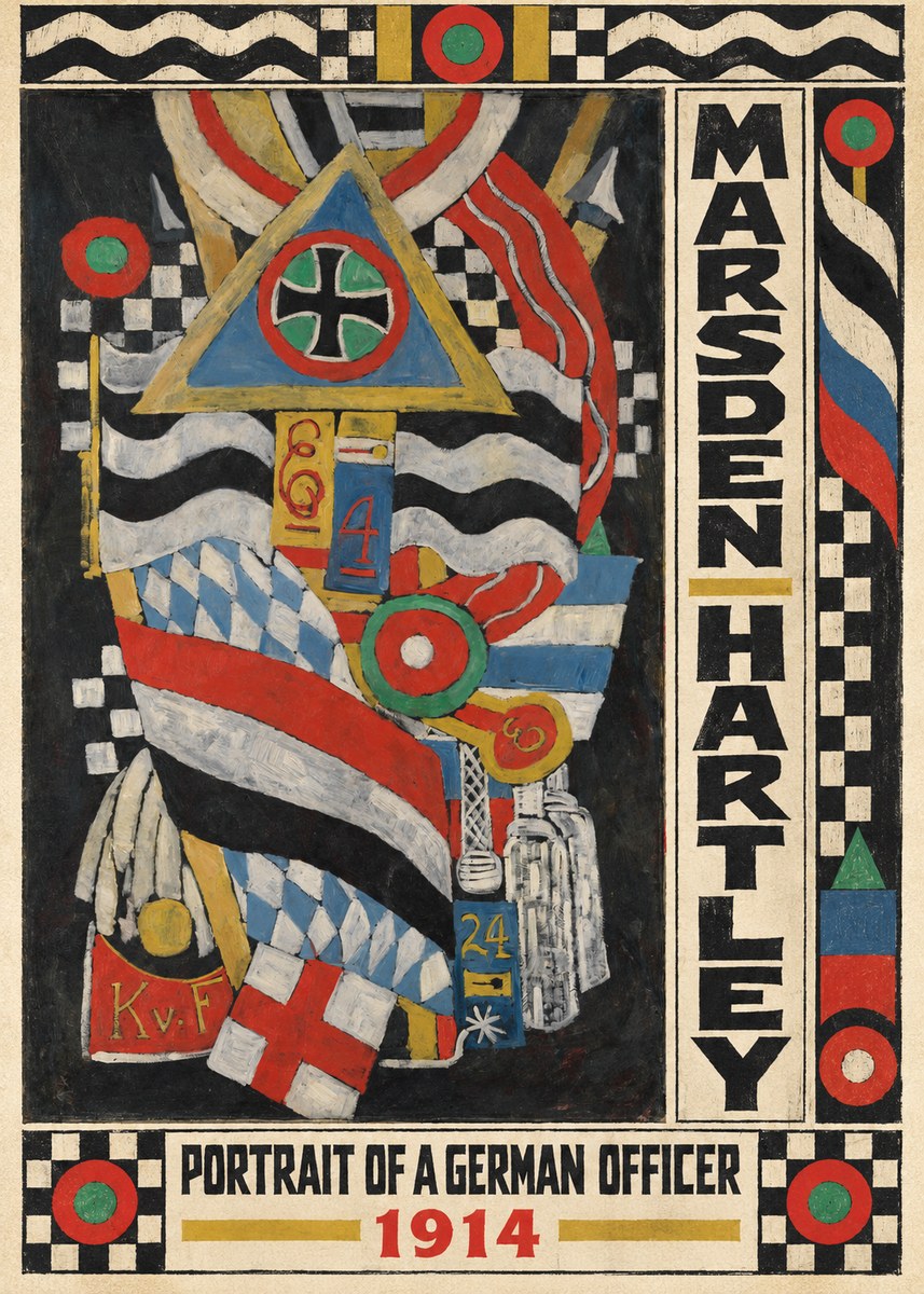 Marsden Hartley Portrait of a German Officer I No5 - Poszter
