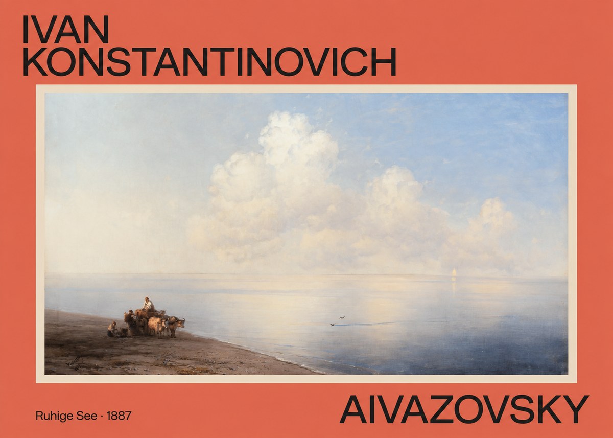 Ivan Konstantinovich Aivazovsky Ruhige See No2 - Poszter