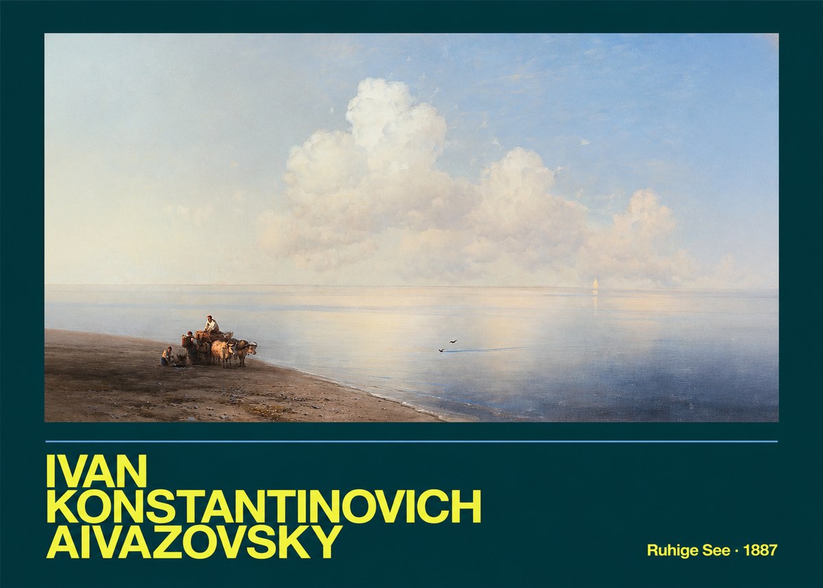 Ivan Konstantinovich Aivazovsky Ruhige See No4 - Poszter