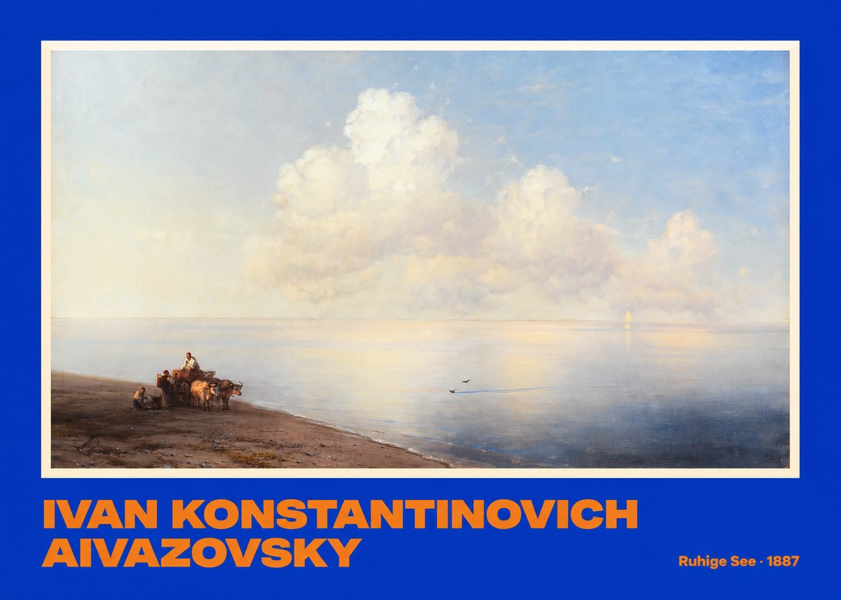 Ivan Konstantinovich Aivazovsky Ruhige See No6 - Poszter