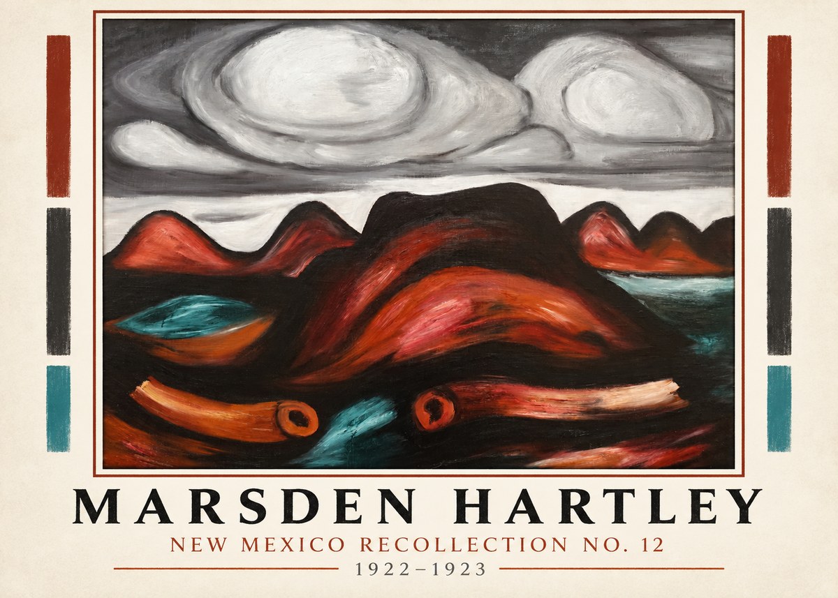 Marsden Hartley New Mexico Recollection No. 12 No1 - Poszter