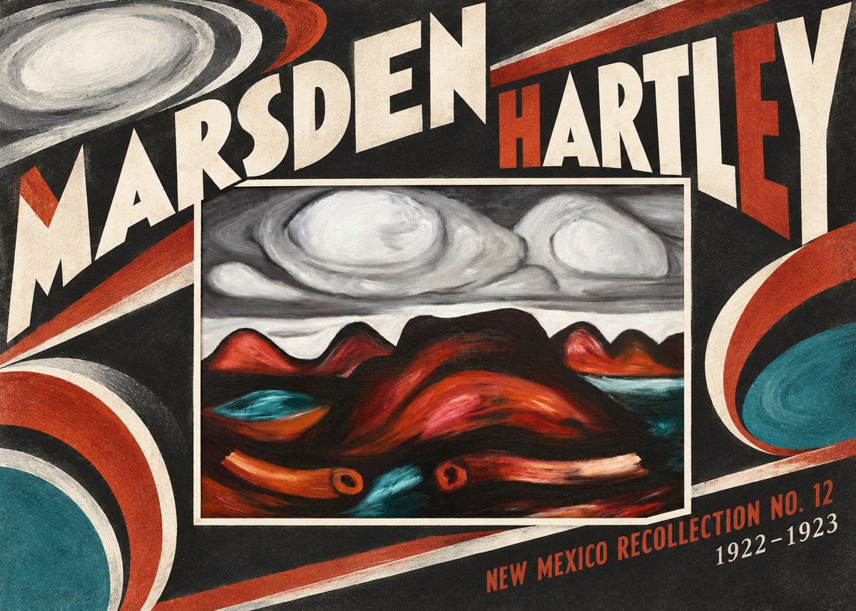 Marsden Hartley New Mexico Recollection No. 12 No5 - Poszter