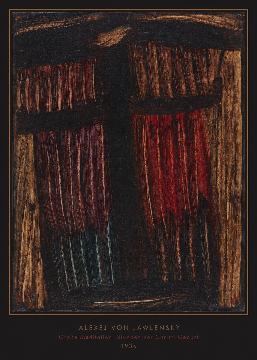 Alexej von Jawlensky Große Meditation: Stunden Vor Christi Geburt No6 - Poszter