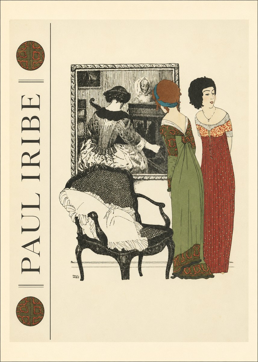 Paul Iribe Elegant Interior Scene No3 - Poszter