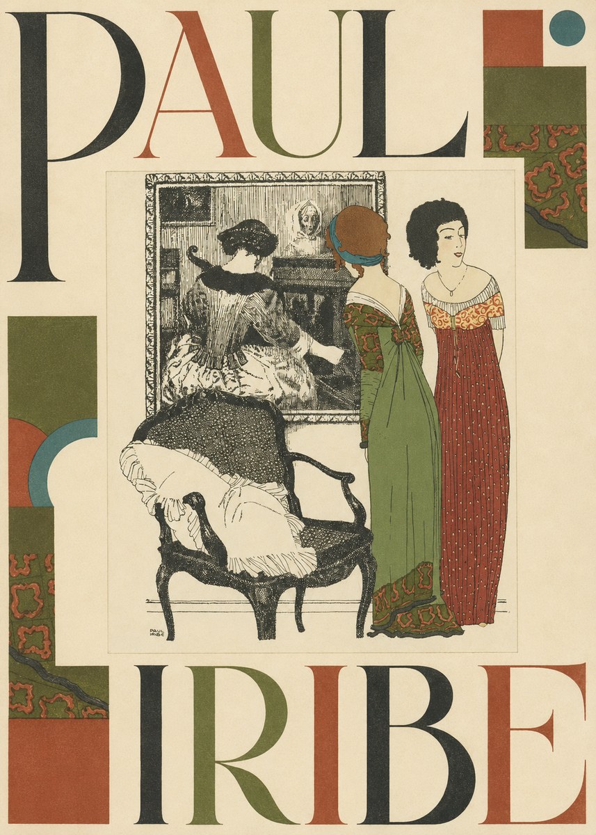 Paul Iribe Elegant Interior Scene No5 - Poszter