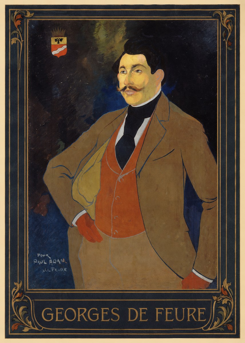 Georges de Feure Portrait De Paul Adam No3 - Poszter