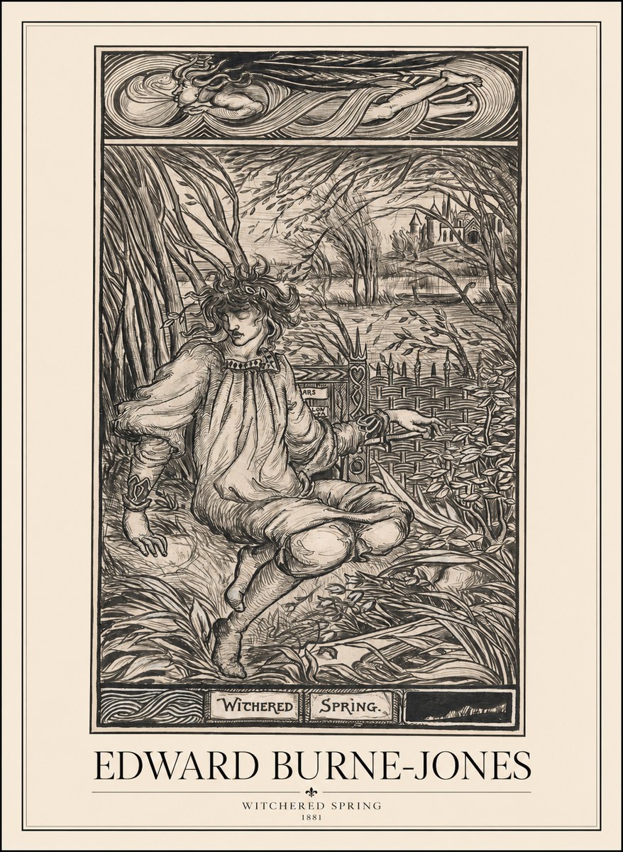 Edward Burne-Jones Withered Spring No1 - Poszter