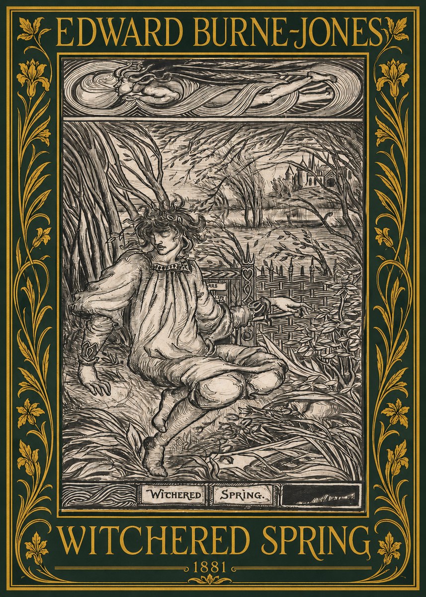 Edward Burne-Jones Withered Spring No2 - Poszter
