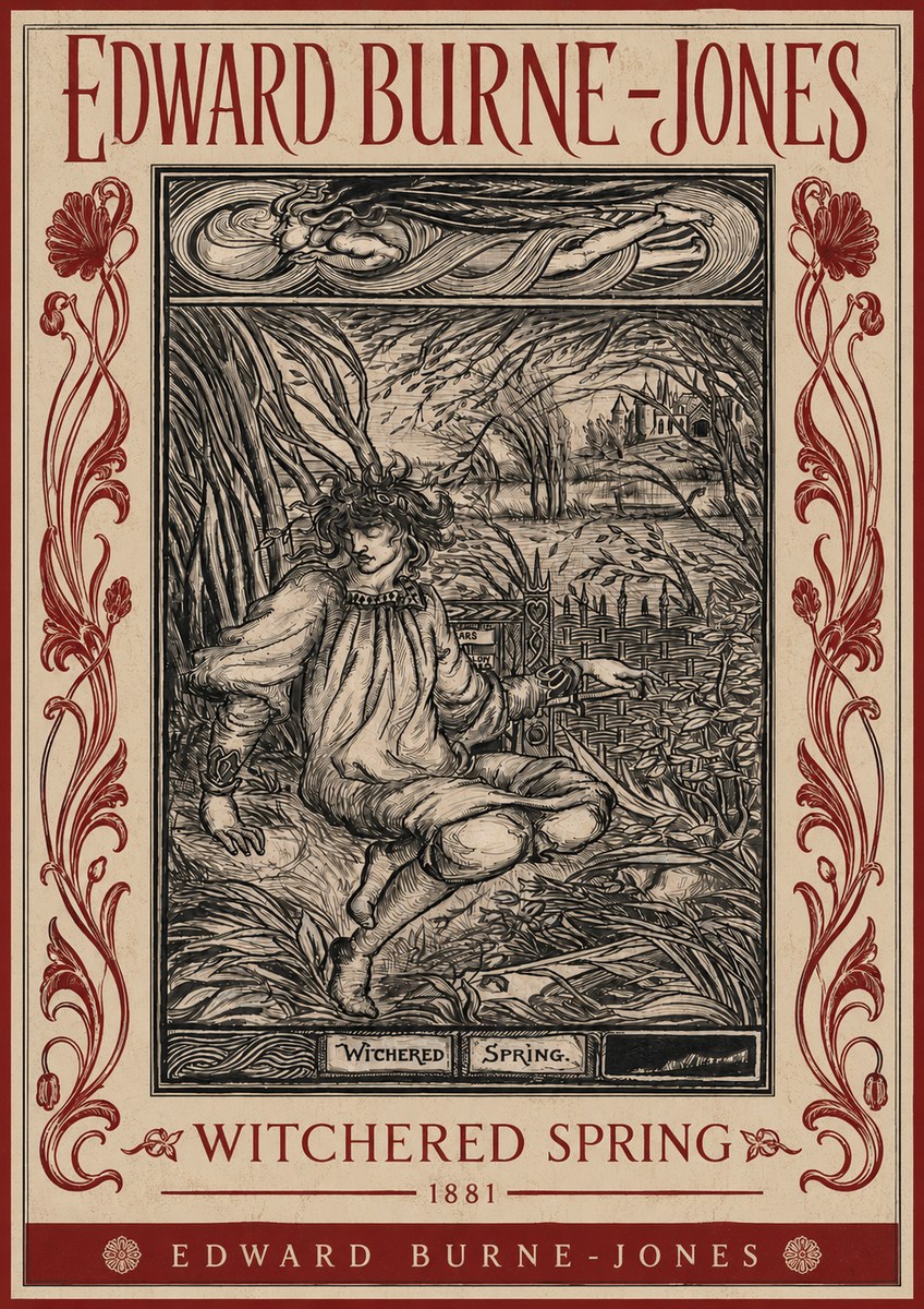 Edward Burne-Jones Withered Spring No4 - Poszter