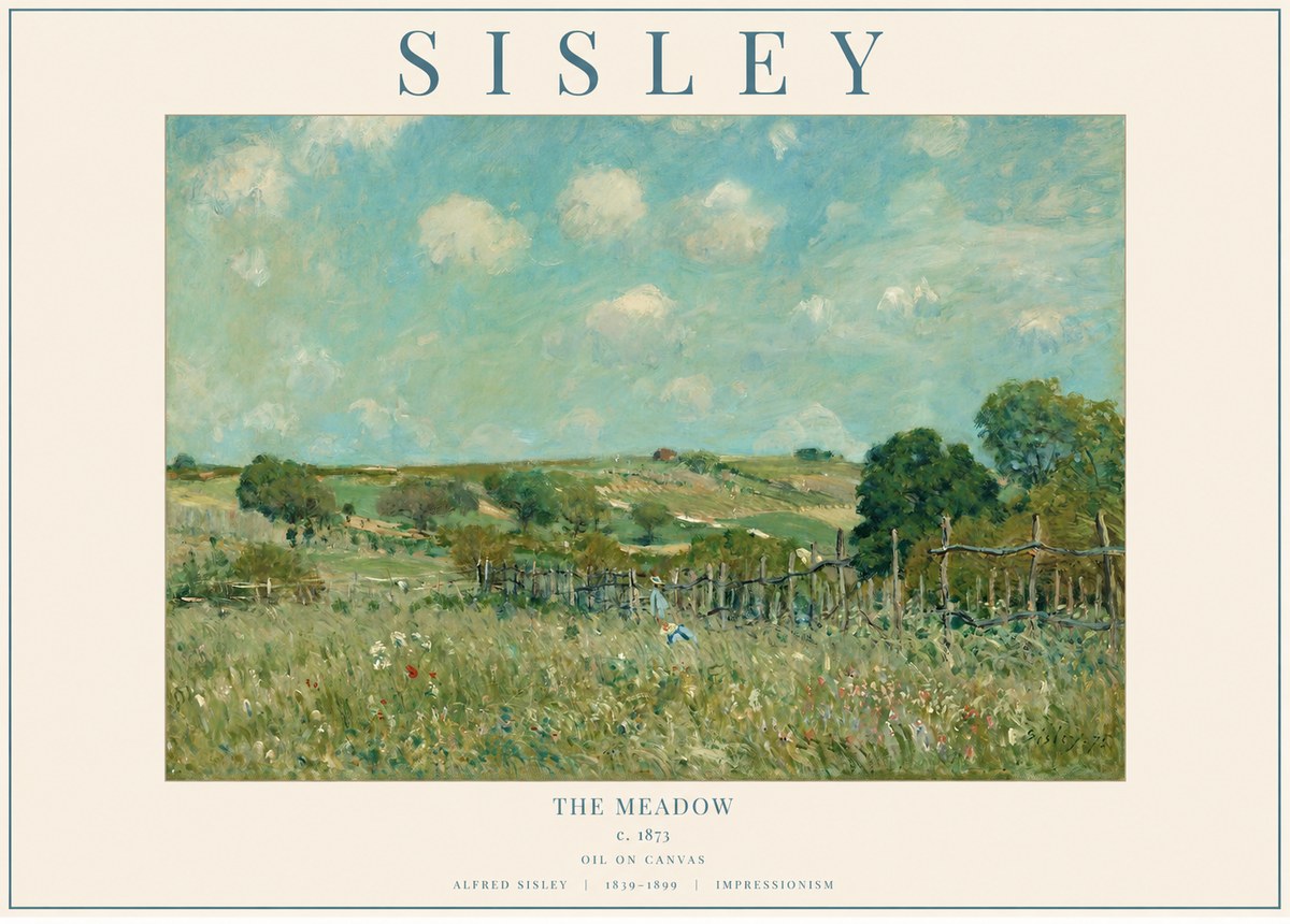 Sisley The Meadow No1 - Poszter