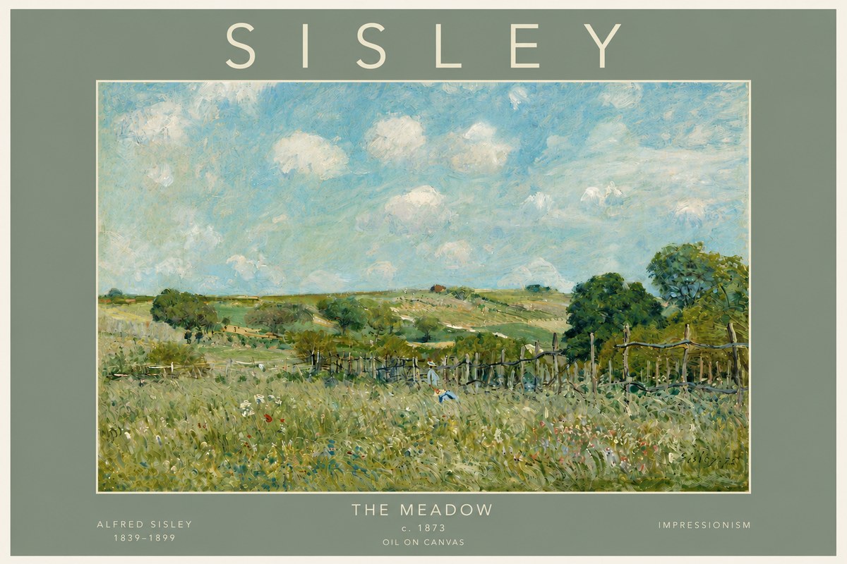 Sisley The Meadow No4 - Poszter
