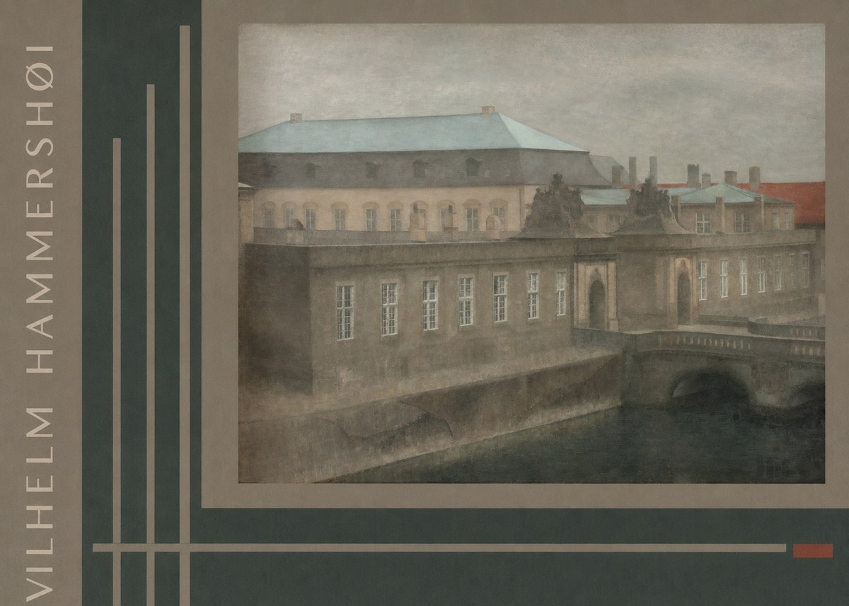Vilhelm Hammershøi The Old Christiansborg, Late Autumn No5 - Poszter