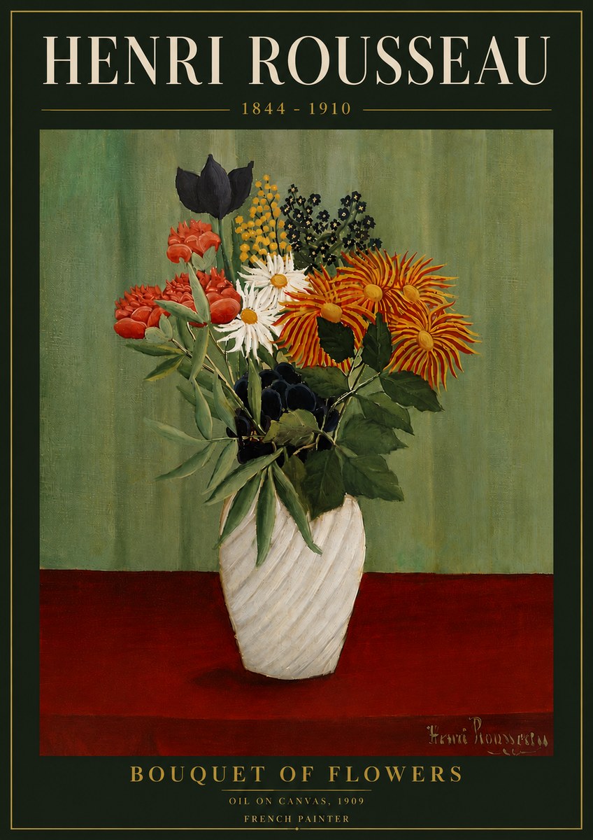 Rousseau Bouquet of Flowers No6 - Poszter