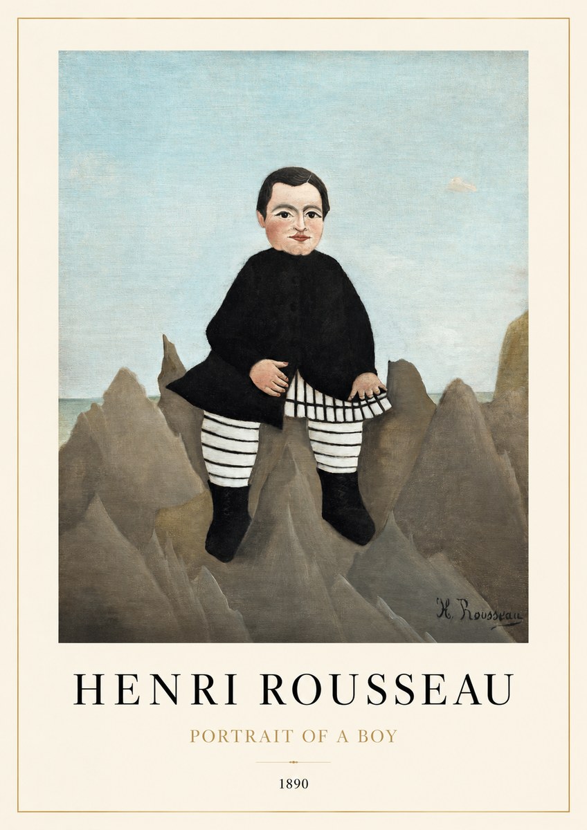 Rousseau Portrait of a Boy No1 - Poszter