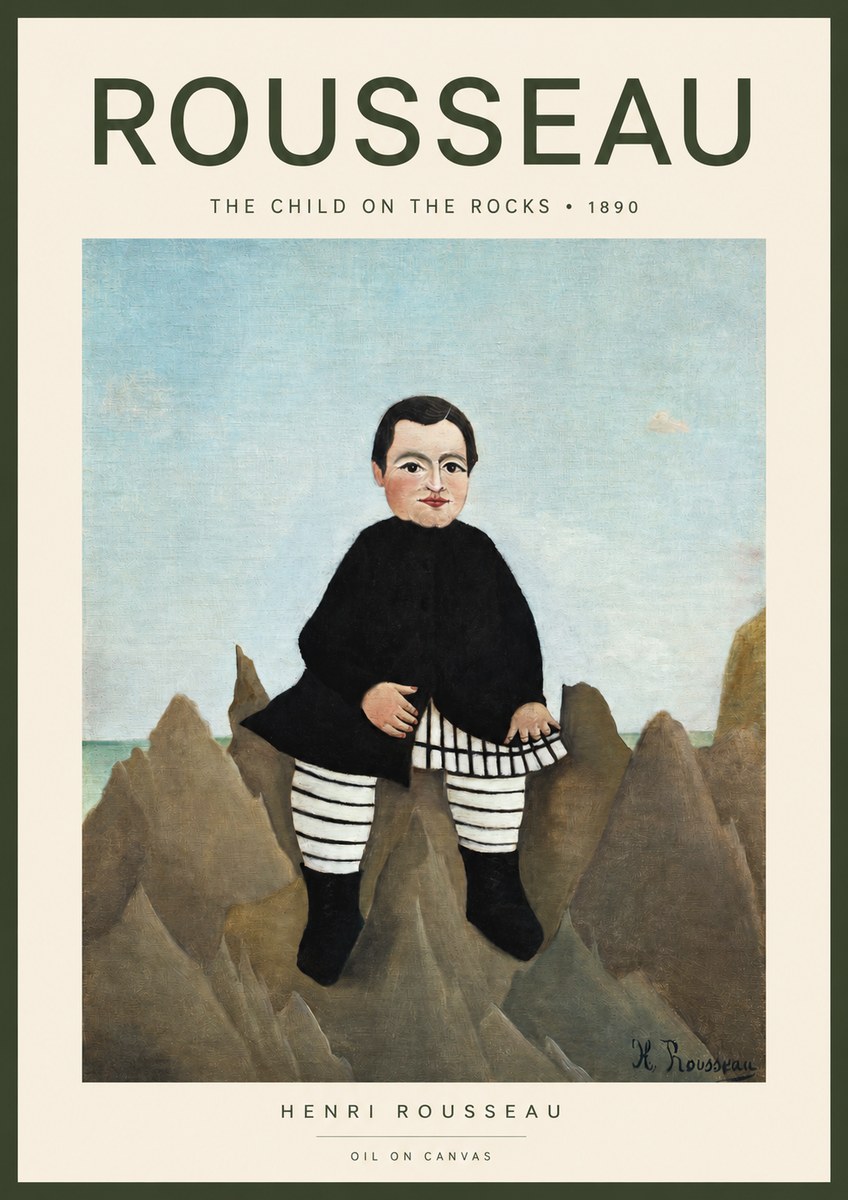 Rousseau Portrait of a Boy No2 - Poszter