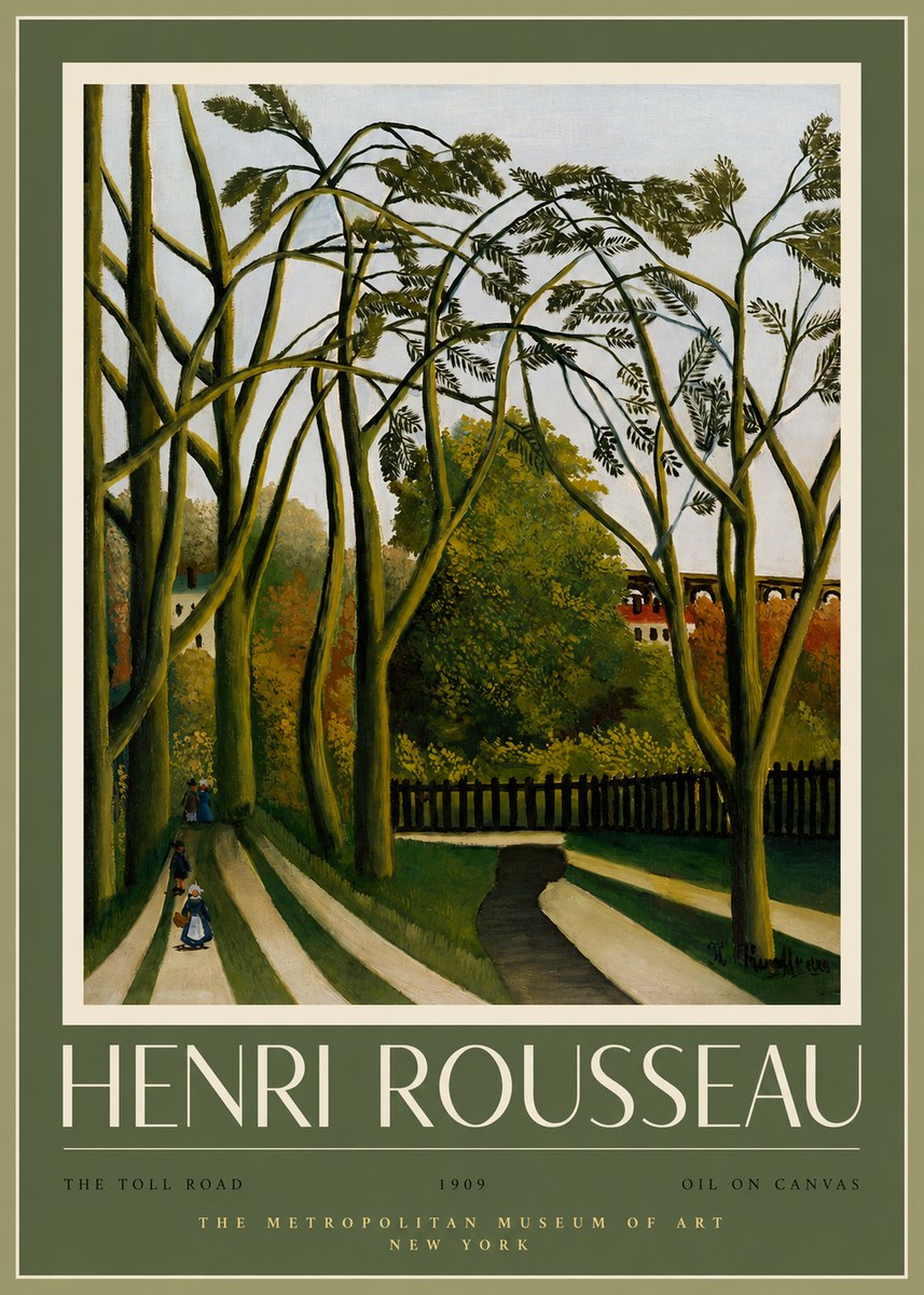 Rousseau The Toll Road No2 - Poszter