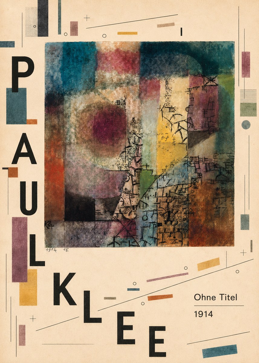Paul Klee Ohne Titel I No6 - Poszter