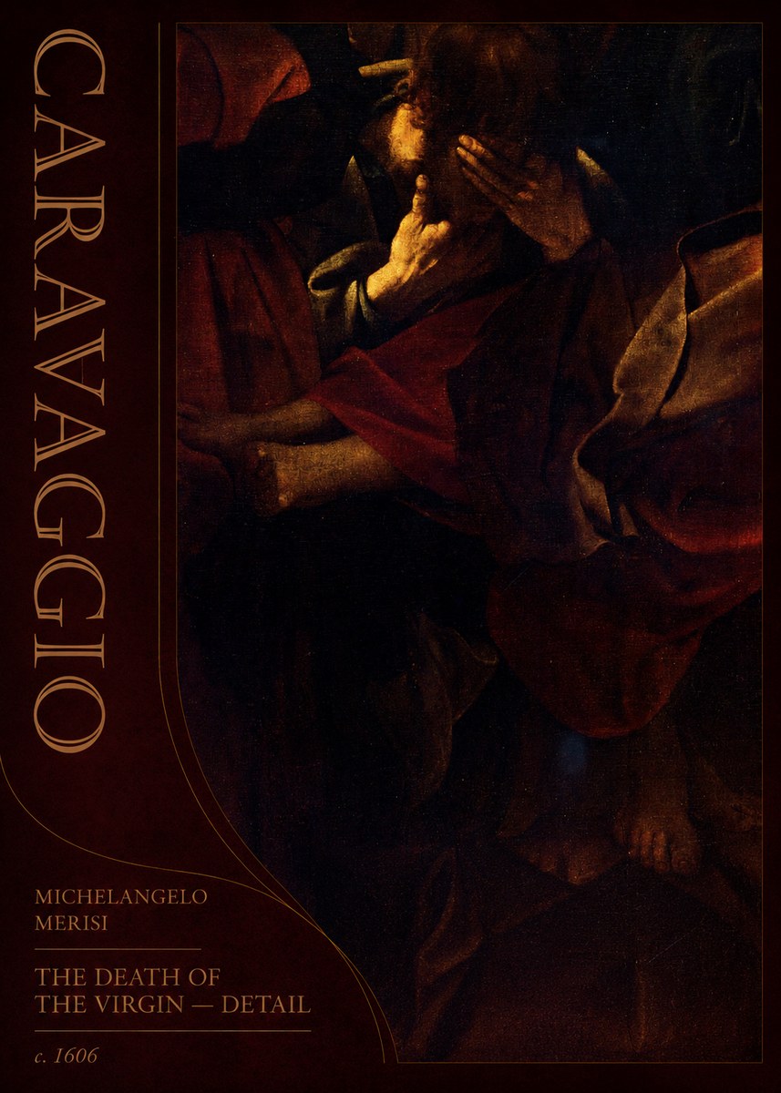 Michelangelo Merisi da Caravaggio The Death of the Virgin – Detail No2 - Poszter