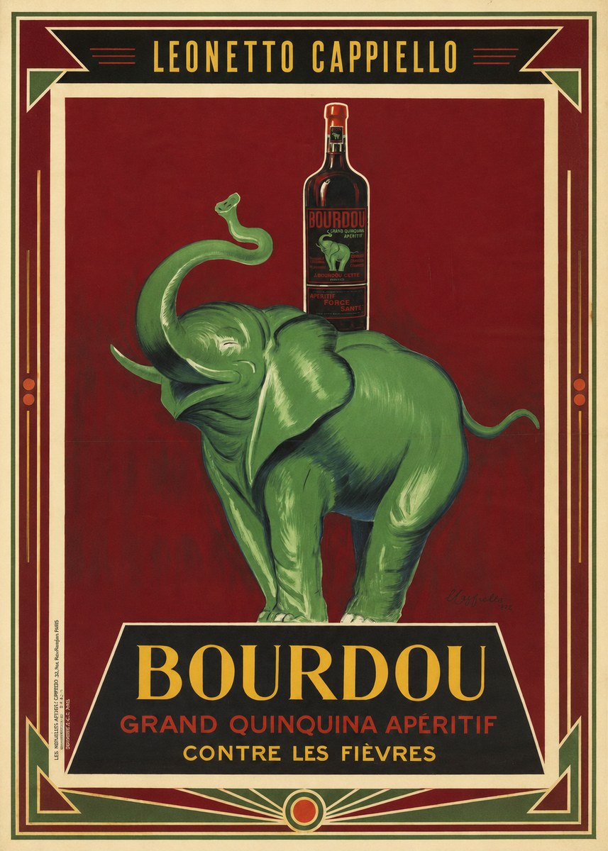 Leonetto Cappiello Bourdou No1 - Poszter