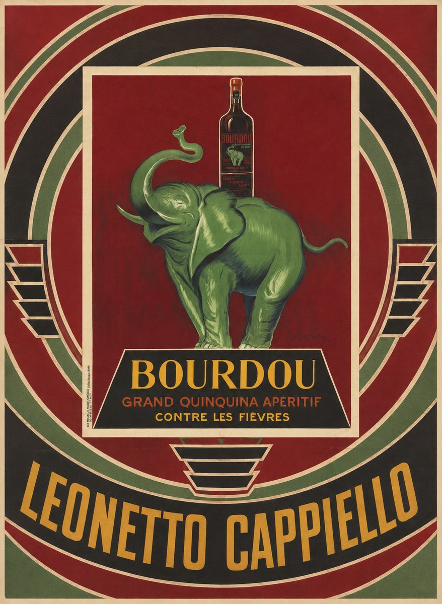 Leonetto Cappiello Bourdou No4 - Poszter