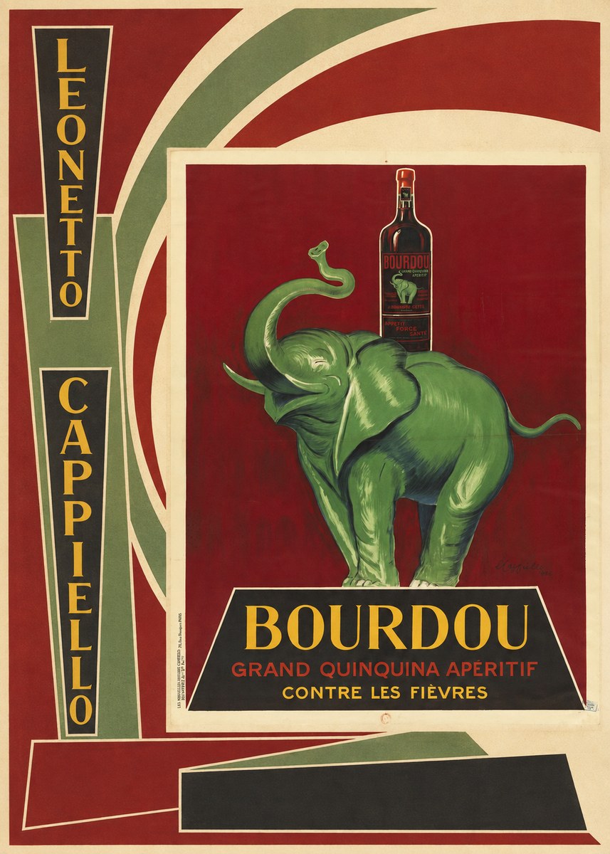 Leonetto Cappiello Bourdou No5 - Poszter