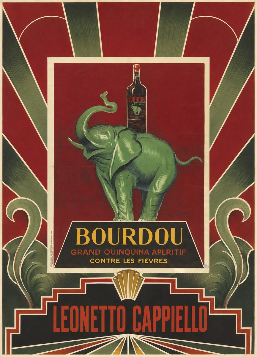Leonetto Cappiello Bourdou No6 - Poszter