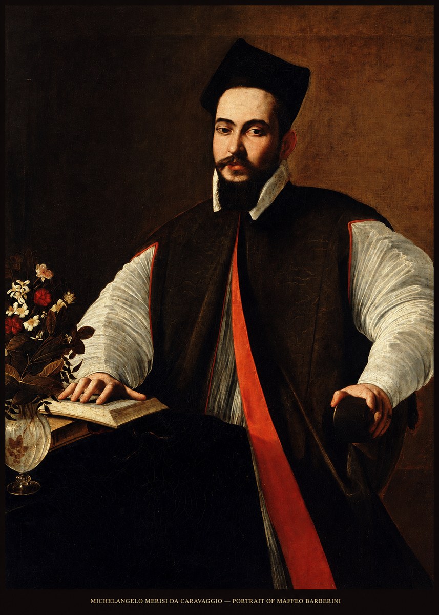 Michelangelo Merisi da Caravaggio Portrait of Maffeo Barberini No5 - Poszter