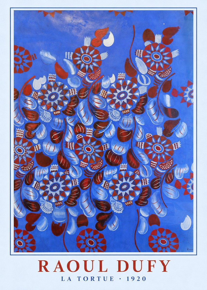 Raoul Dufy La Tortue No2 - Poszter