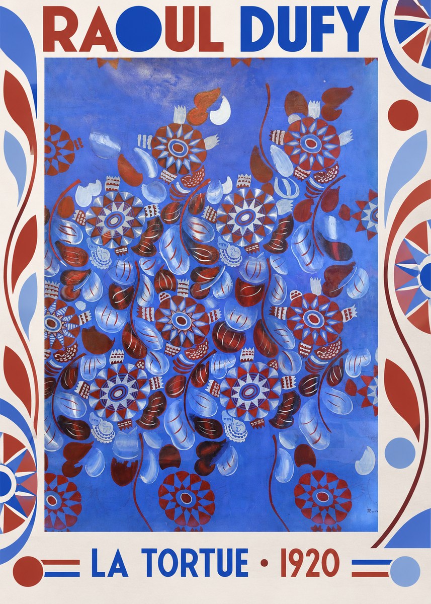 Raoul Dufy La Tortue No3 - Poszter