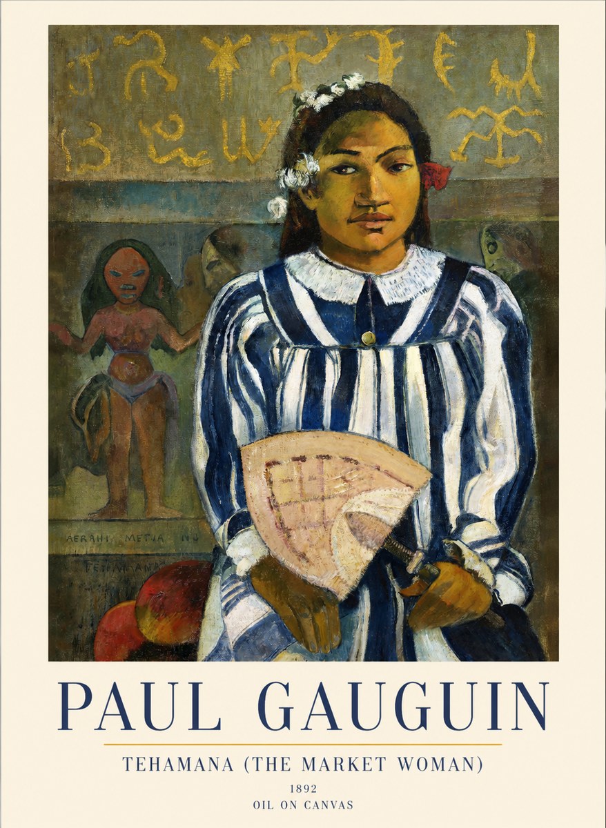 Paul Gauguin Merahi Metua (Young Woman) No6 - Poszter