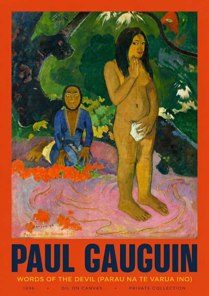 Paul Gauguin Words of the Devil No2 - Poszter