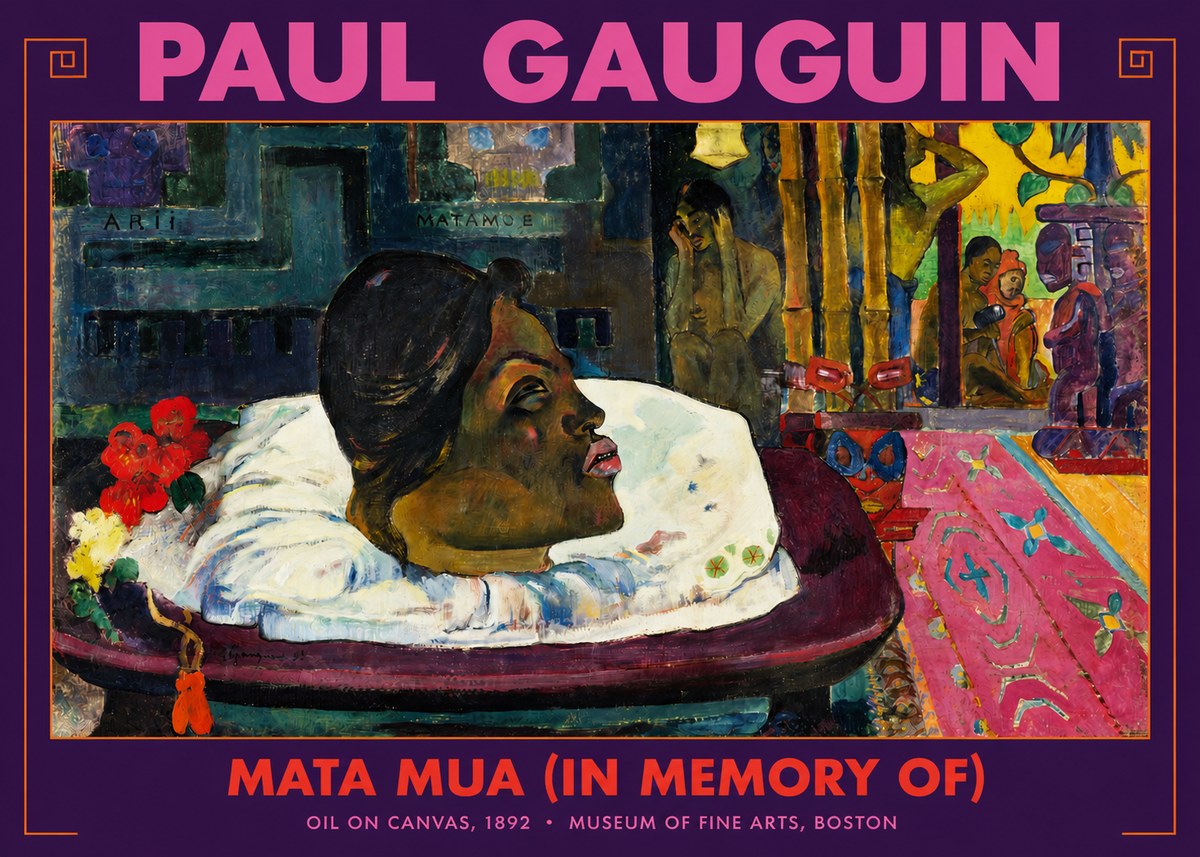 Paul Gauguin Mata Mua (in Memory Of) No2 - Poszter