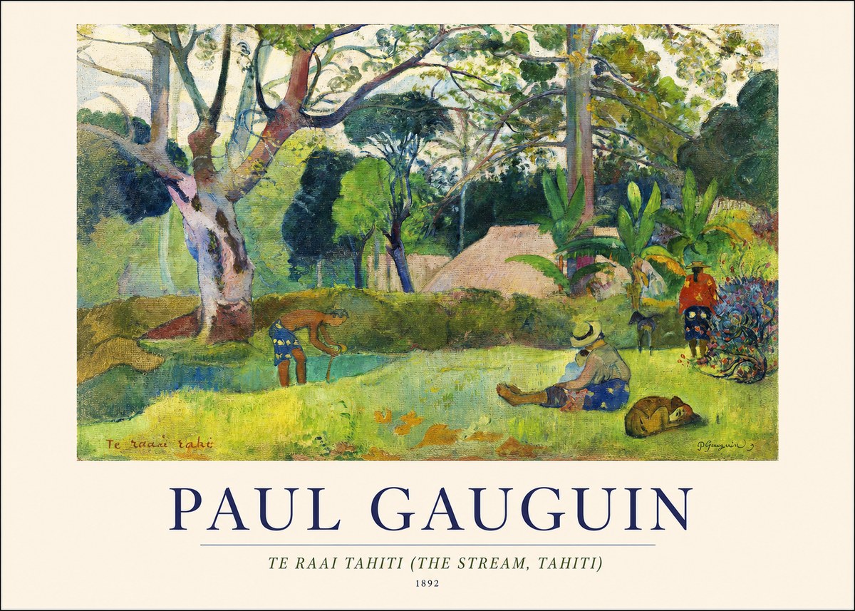 Paul Gauguin Te Ra'ai Rahi (the Great Pond) No2 - Poszter