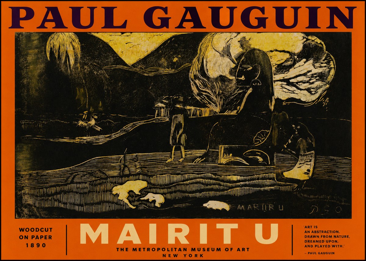 Paul Gauguin Mairit U No2 - Poszter