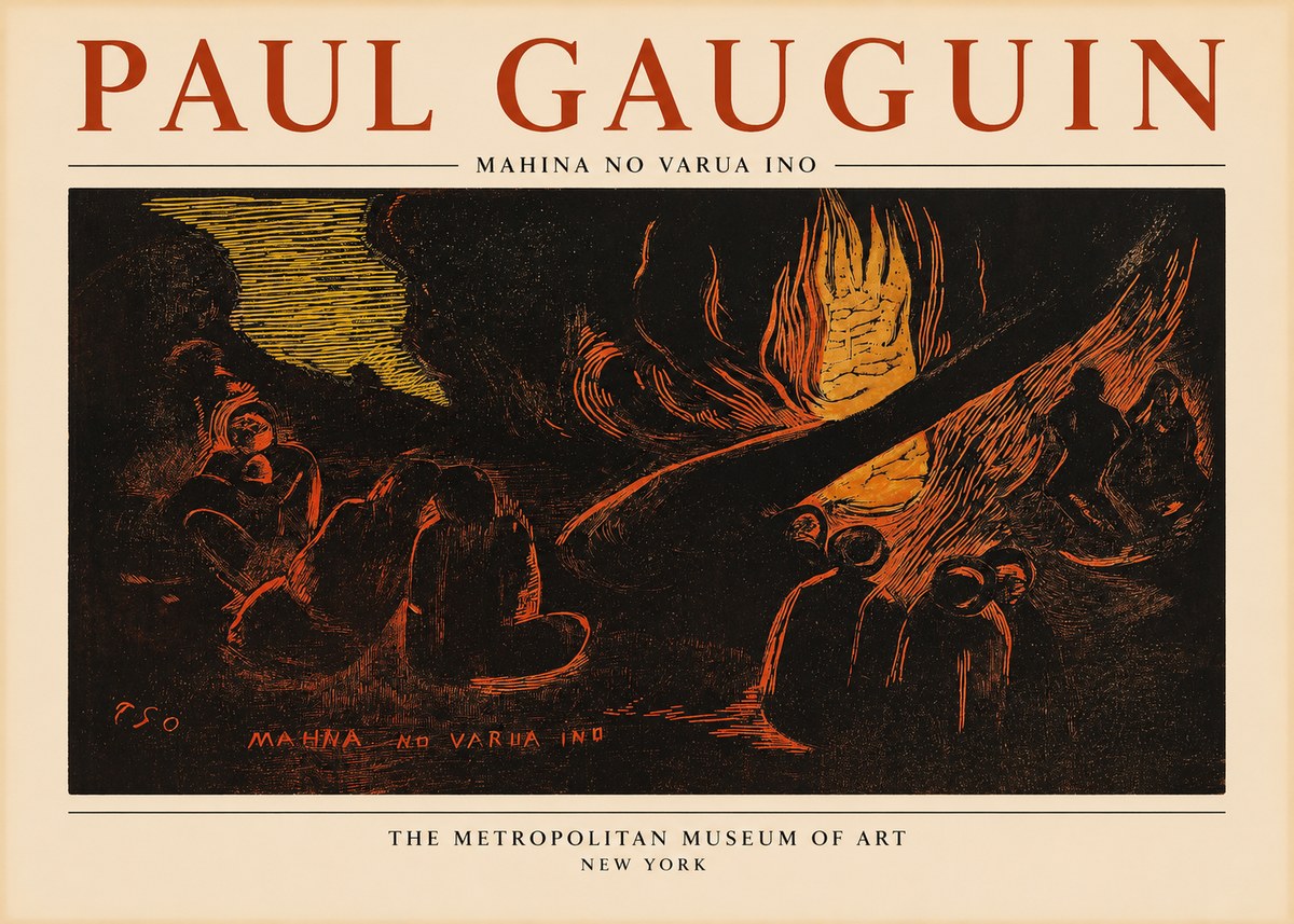 Paul Gauguin Mahina No Varua Ino No1 - Poszter