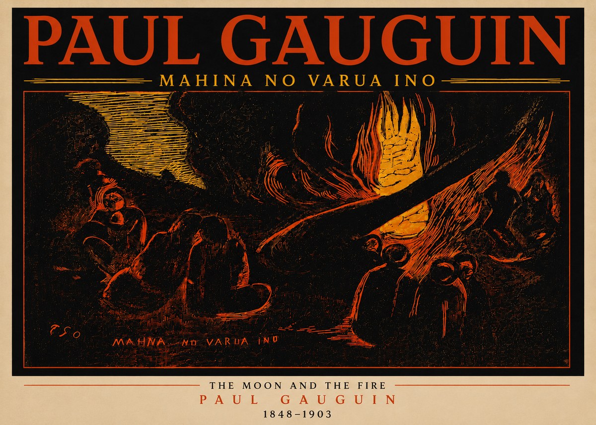 Paul Gauguin Mahina No Varua Ino No5 - Poszter