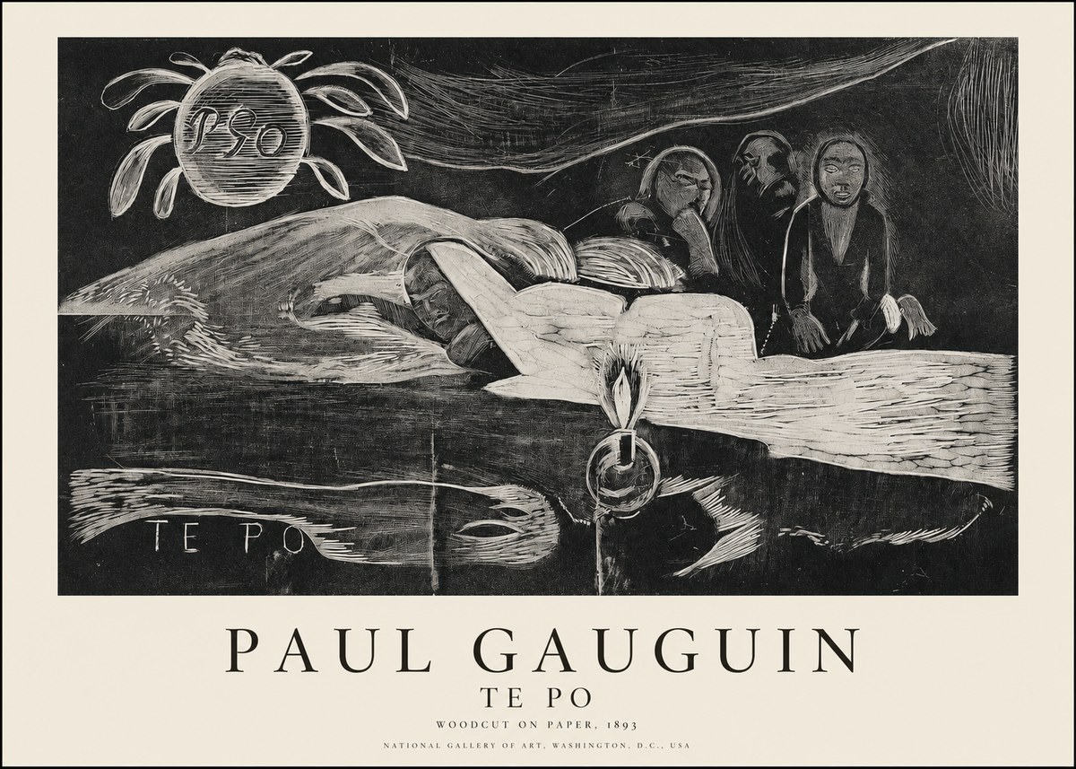 Paul Gauguin Te Po No1 - Poszter