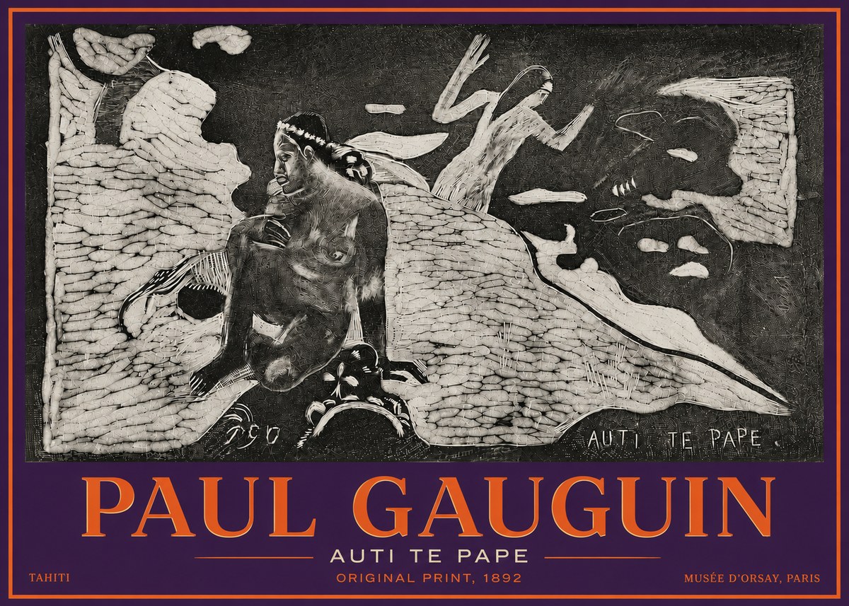 Paul Gauguin Auti Te Pape No5 - Poszter