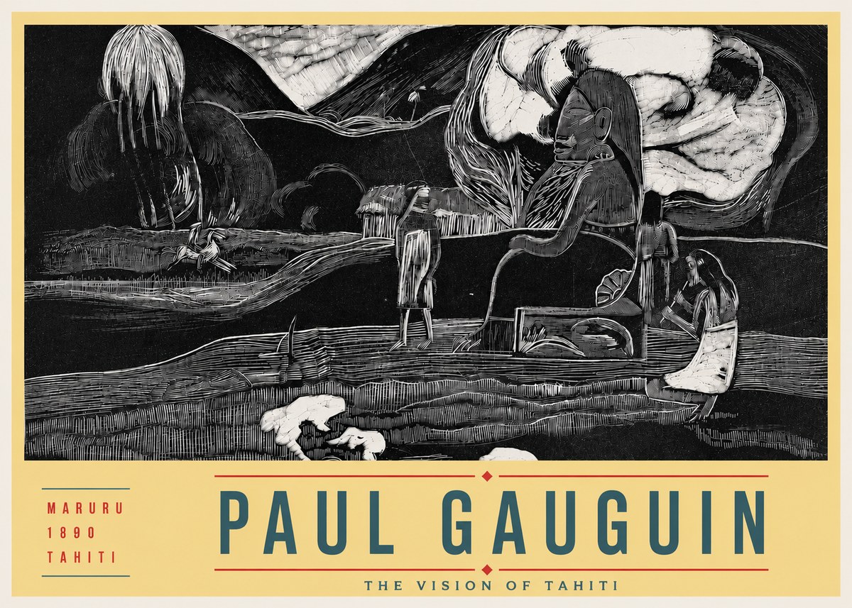 Paul Gauguin Maruru No4 - Poszter