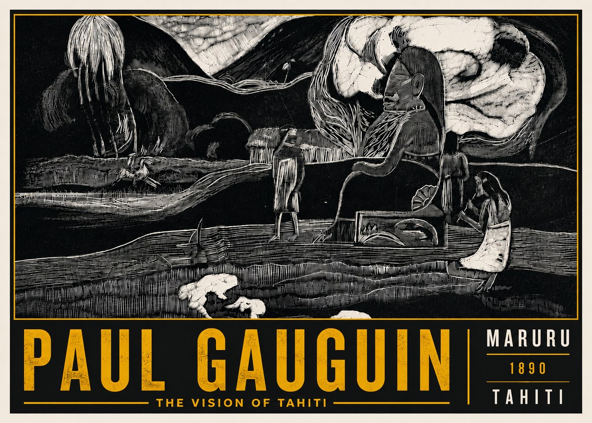 Paul Gauguin Maruru No6 - Poszter